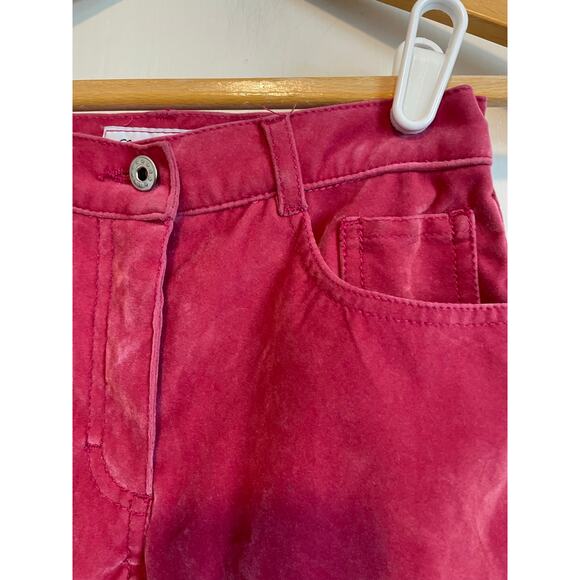 Silvana Cirri pink velour flare pant. Size 6. - Picture 3 of 5